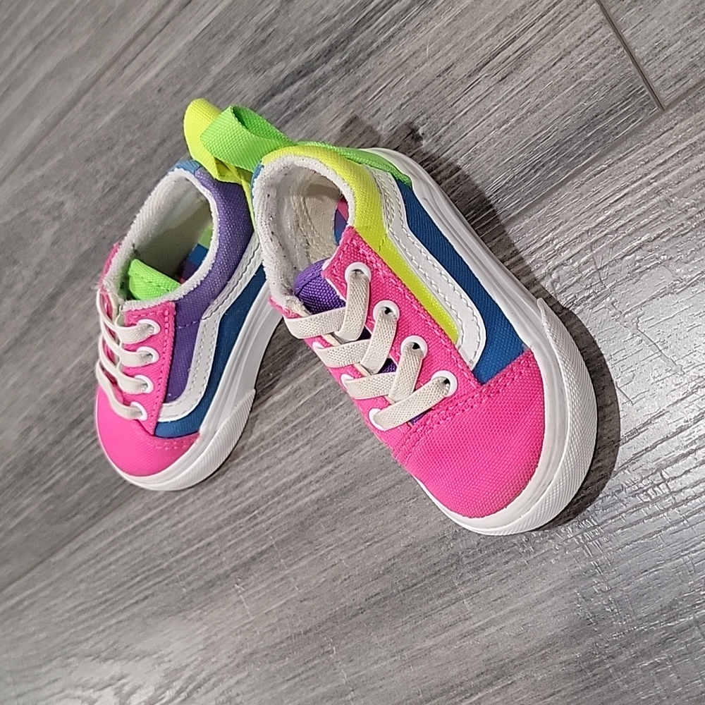 Vans Kids Shoes - Pink, Blue, Green, and Purple